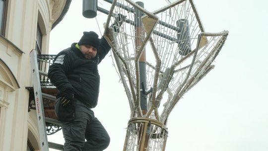 Montaż dekoracji świątecznych w Lublinie