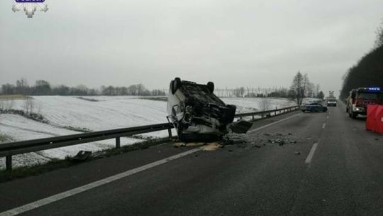 Śmiertelny wypadek w miejscowości Krasne na drodze nr 17