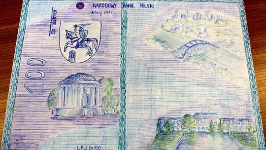 wyróżnienie, uczeń SP nr 1, awers