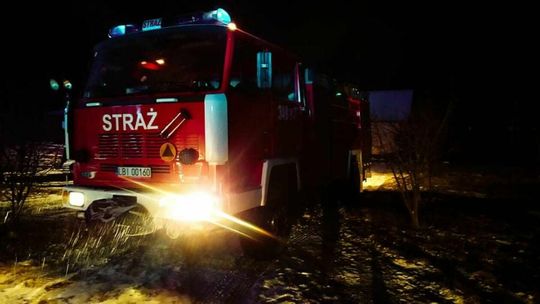 Pożar domu w miejscowości Piszczac Pierwszy (pow. bialski) Pożar domu w miejscowości Piszczac Pierwszy (pow. bialski)