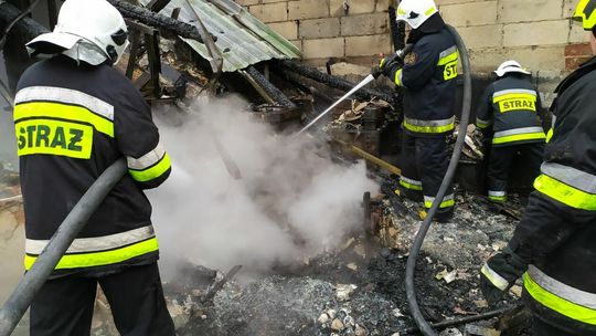 Pożar lokalu gastronomicznego w Okunince