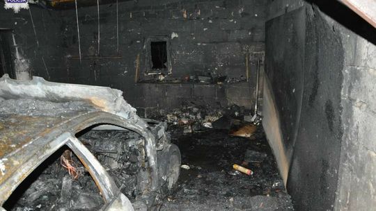 Wybuch gazu w garażu