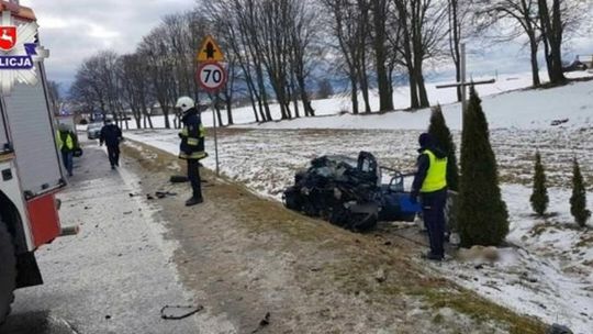 Zagrody. Tragiczny wypadek na drodze Lublin - Biłgoraj