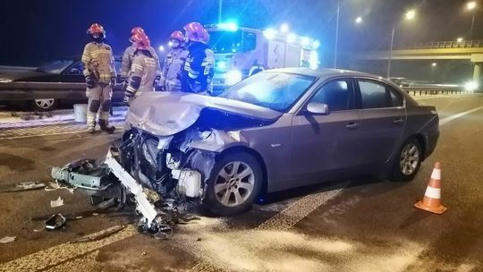 Kolizja na obwodnicy Białej Podlaskiej