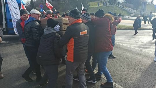 Protest rolników w Lublinie