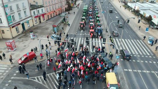 Protest rolników z Agrounii w Lublinie