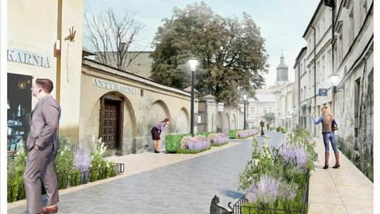 Planowane woonerfy na Szambelańskiej, Gilasa, Zielonej, Przechodniej i Staszica