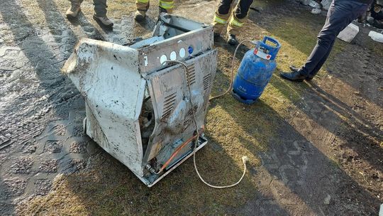 Wybuch butli z gazem w miejscowości Łosiniec