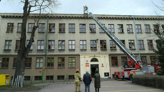 Skutki silnego wiatru w Lublinie