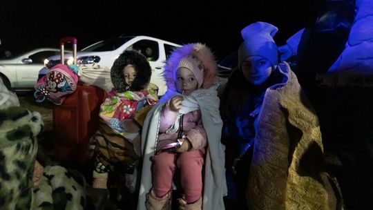 Sobota w Dołhobyczowie. Przejście graniczne i punkt recepcyjny dla uchodźców