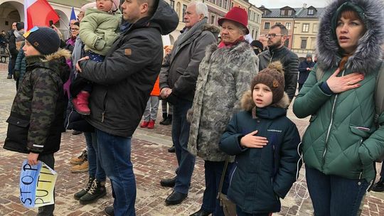Zamość solidarny z Ukrainą