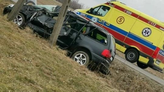 Wypadek w miejscowości Zalesie