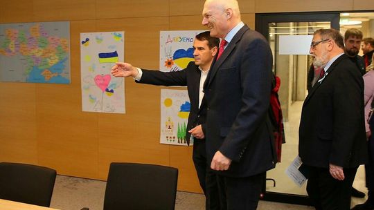 Wizyta ambasadora Szwajcarii Jurga Burii