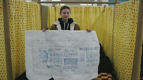 Tzw. tekturowe miasteczko w Chełmie