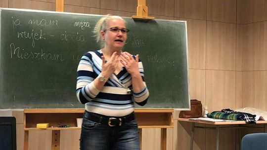 Lekcje polskiego dla Ukraińców w Krasnostawskim Domu Kultury