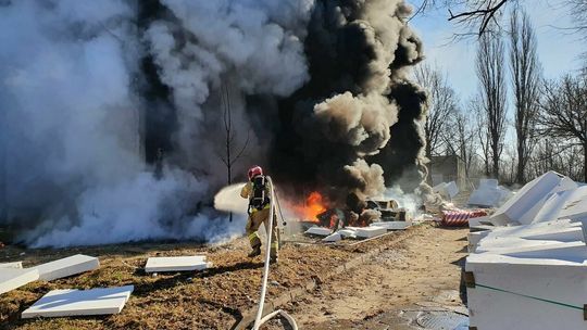 Pożar przy ul. Głównej w Lublinie