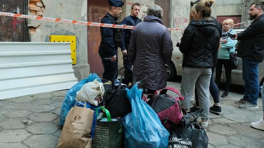 Ulica Cyrulicza - lokatorzy nie mogą wejść do mieszkań