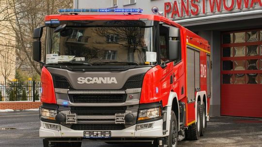 Nowy wóz straży pożarnej w Lublinie