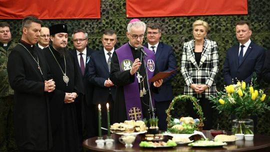 Spotkanie świąteczne z żołnierzami w Lublinie