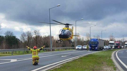 Wypadek na obwodnicy Lubartowa