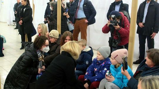 Europejskie parlamentarzystki z wizytą w chełsmskim punkcie recepcyjnym