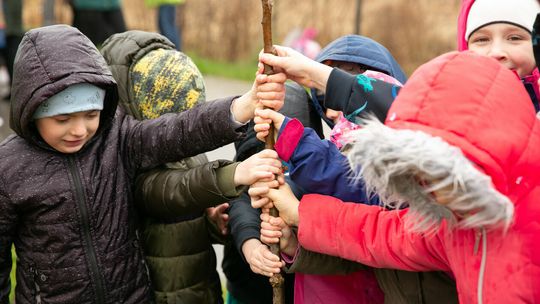 Zamość się zazieleni - akcja sadzenia drzew nad rzeką Łabuńką