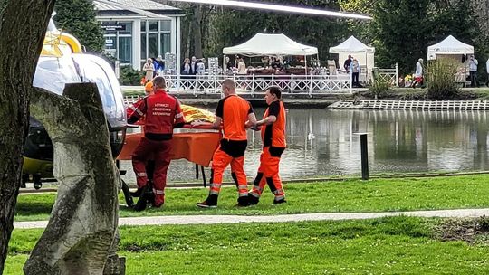 Nałęczów. Konar drzewa uderzył dziewczynkę w głowę