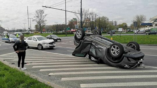 Wypadek na rondzie Mohyły w Lublinie