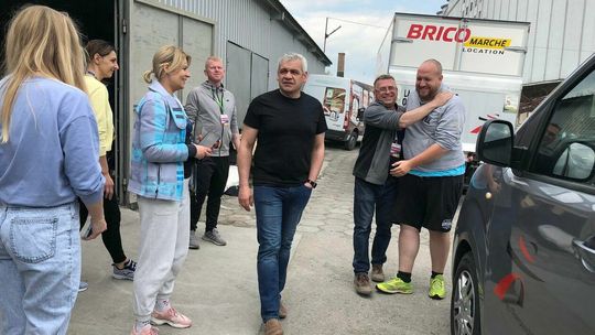 Pomoc z Francji dla Ukrainy przez Zamość