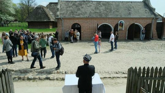 Remiza strażacka z Wilkowa w lubelskim skansenie