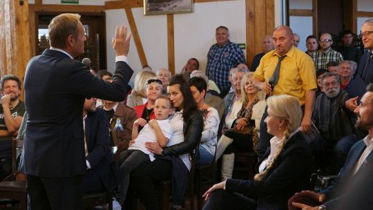 Donald Tusk w Puławach