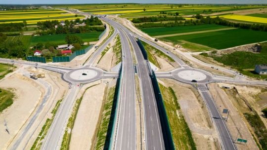 S19 Niedrzwica Duża - Kraśnik tuż przed otwarciem S19 Niedrzwica Duża - Kraśnik tuż przed otwarciem