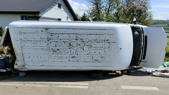 Wypadek busa w powiecie zamojskim Wypadek busa w powiecie zamojskim