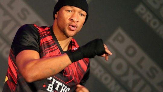 Trening przed piątkową galą boksu