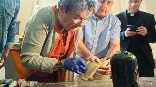 List w butelce sprzed 144 lat