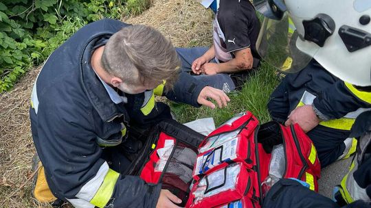 Zawieprzyce. Motocykliści uciekli po wypadku
