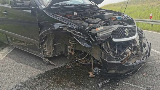 Przytyki. Zderzenie dwóch samochodów