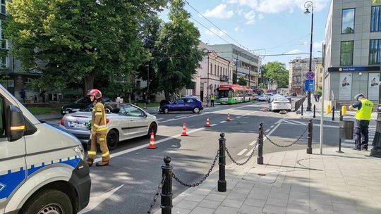 Wypadek na ulicy Lipowej w Lublinie Wypadek na ulicy Lipowej w Lublinie