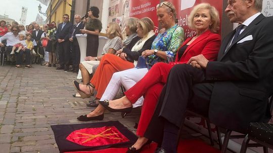 Róża i Jan Zamoyscy w Zamojskiej Alei Sław