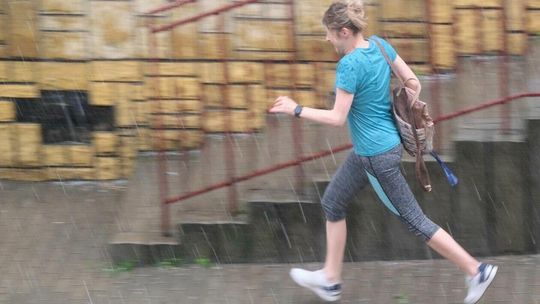 Gwłtowna ulewa przeszła nad Lublinem