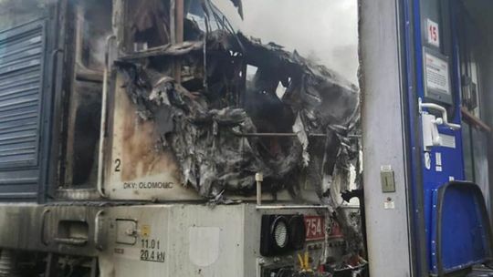 Pożar pociągu do Lublina