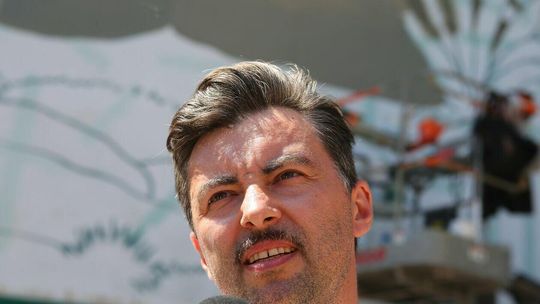 Antywojenny mural powstał w Lublinie Antywojenny mural powstał w Lublinie