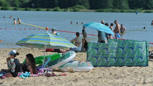 Letnie popołudnie nad zalewem w Zamościu