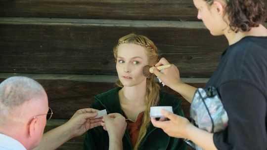 Plan filmowy serialu Korona królów w lubelskim skansenie