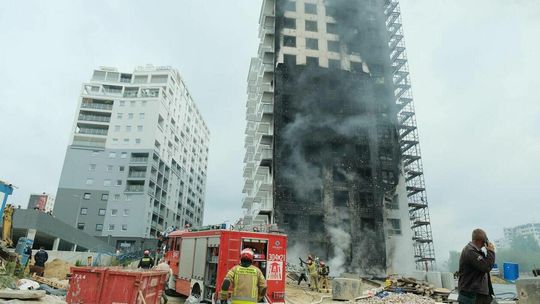Pożar na lubelskim Czechowie