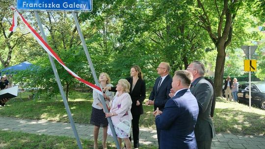 Otwarcie skweru Franciszka Galery w Lublinie
