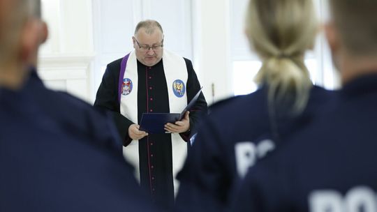 Ślubowanie nowych policjantów w Lublinie