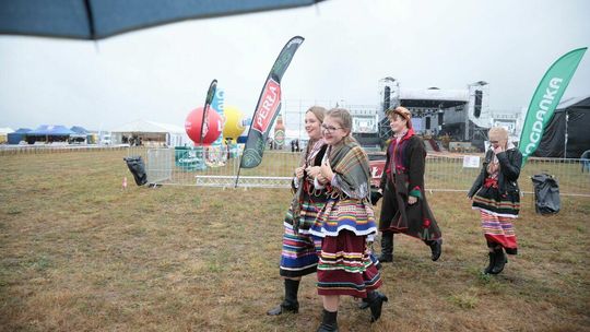 Dożynki Wojewódzkie w strugach deszczu