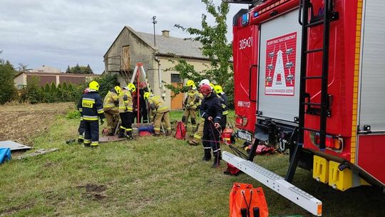 Sobotnia akcja strażaków koło Lublina