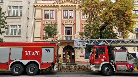 Pożar w sali sądowej Sądu Okręgowego w Lublinie